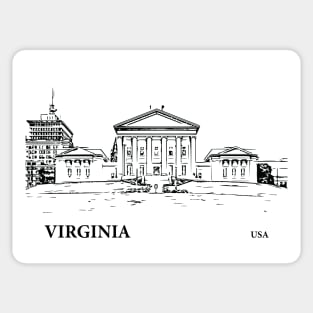 Virginia State USA Sticker